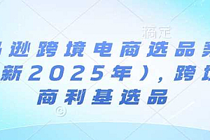 亚马逊跨境电商选品案例(更新2025年2月),跨境电商利基选品