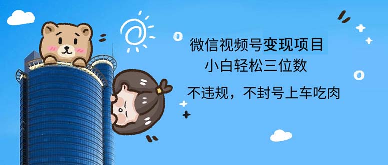 (12660期)2024最新微信视频号,0撸项目,自己玩,小白轻松日入三位数