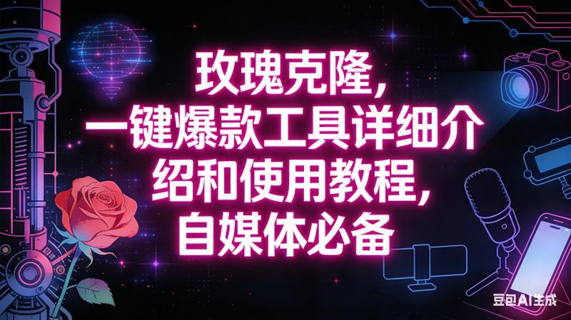 (16811期)玫瑰克隆工具,自媒体必备神器,一键爆款,详细介绍和使用教程
